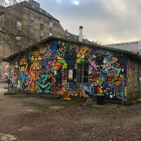 Christiania, Copenhague, Dinamarca - Ene 2020