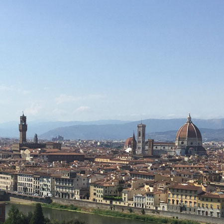 Florencia, vista desde Piazza Michelangelo-Jul 2017