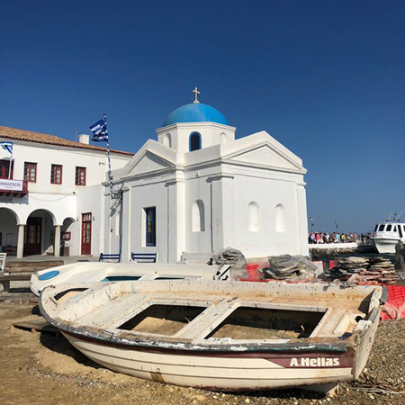 Old Port, Mykonos, Grecia - Jul 2019