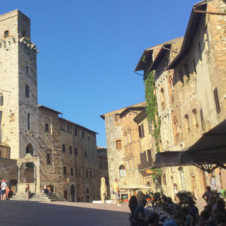 San Gemignano, Siena - Italia - Julio 2017